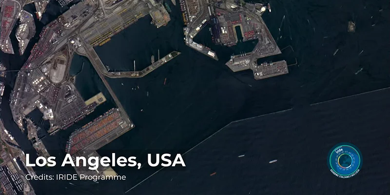 Los Angeles image captured by ArgoMoon satellite