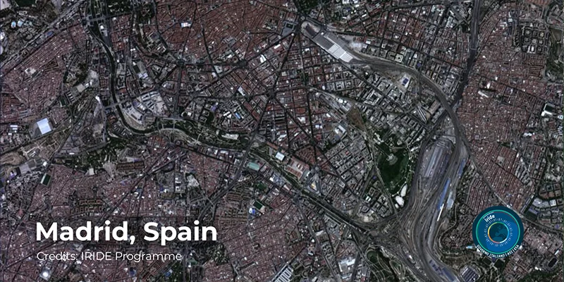 Madrid image captured by ArgoMoon satellite
