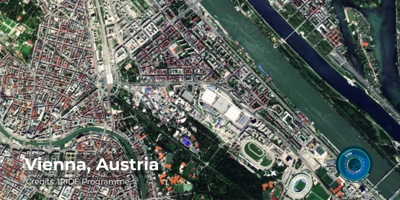 Vienna image captured by ArgoMoon satellite